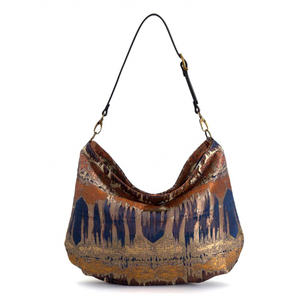 Tas Hobo Warna Metalik